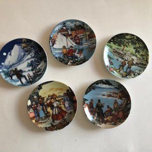 Avon American Portraits 5 Plate Collection